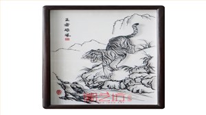 王者雄风虎名师魏民春芜湖铁画作品 国家级非遗艺术收藏珍品