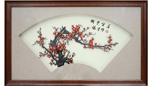 铁骨生春-张德才大师铁画作品