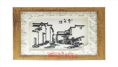 徽州人家芜湖铁画 安徽特色文化礼品 国家级非物质文化遗产